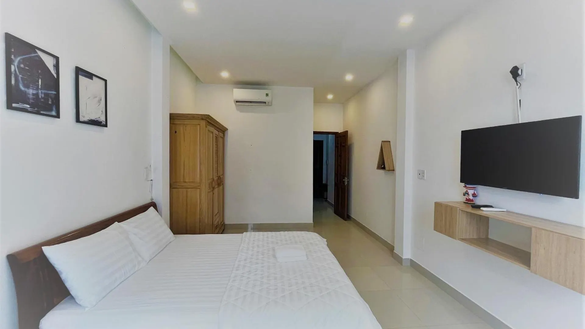 בית נופש דה נאנג Ha Linh Home-My Khe Beach-Kitchen-High Speed Wifi